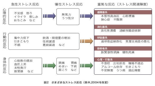 さまざまなストレス反応